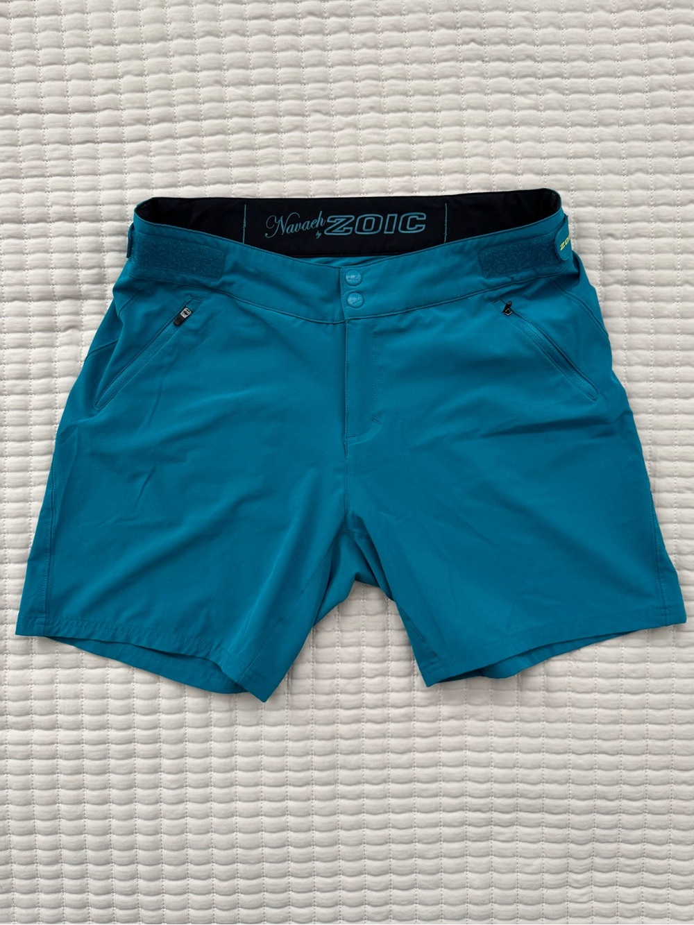 Zoic Women’s Navaeh 7 Mountain Biking Shorts (No liner) | Turquoise | Large